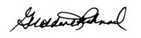 Geraldine Richmond signature Geraldine Richmond signature
